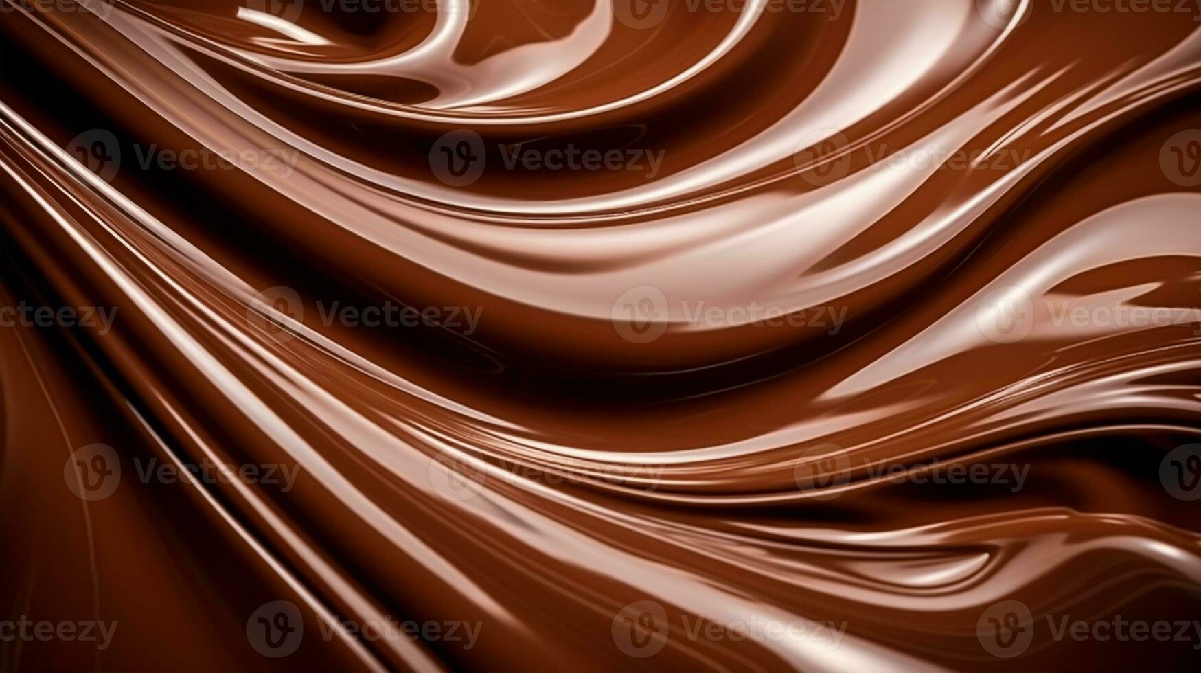 Abstract wavy chocolate background photo