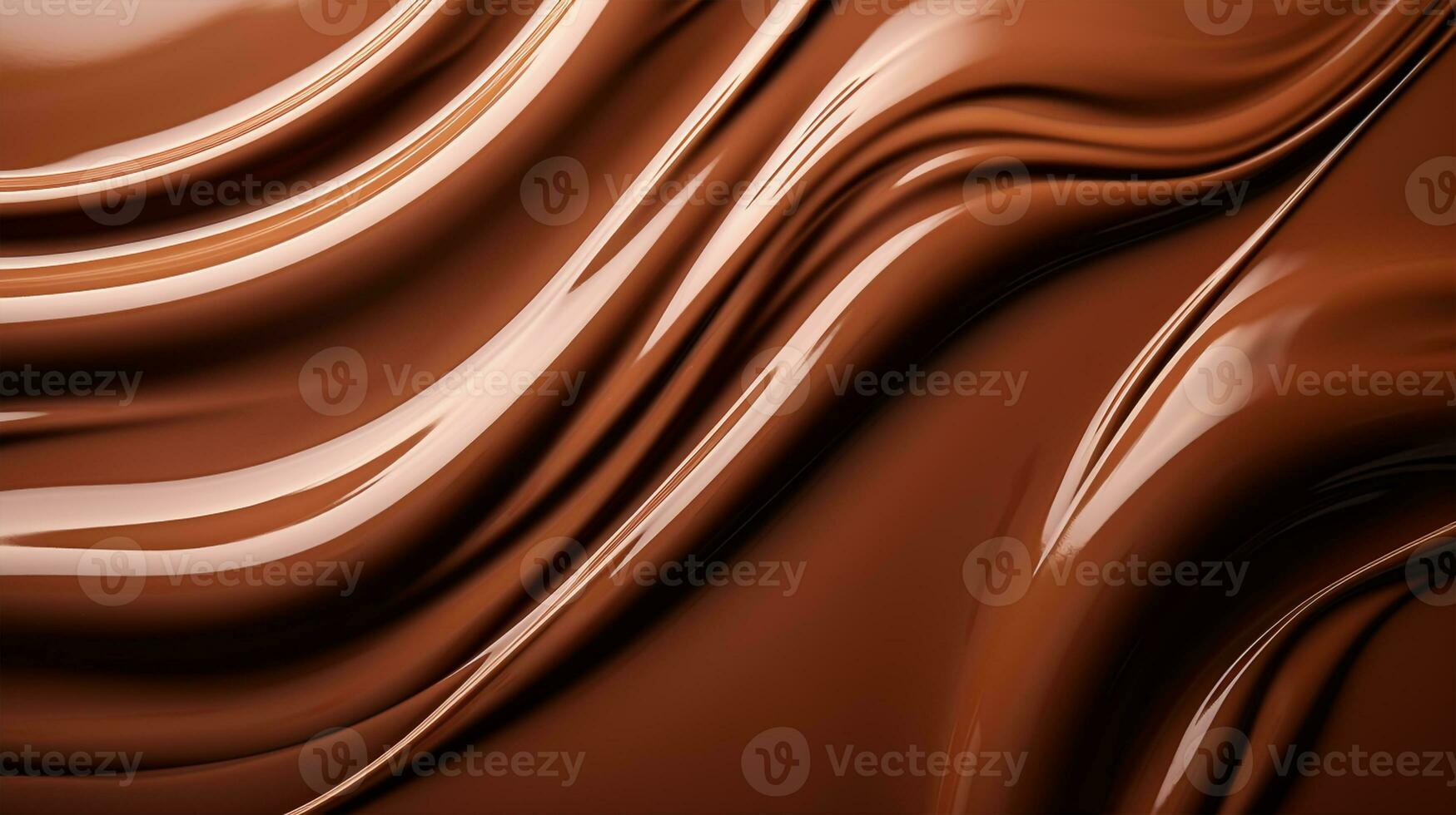 Abstract wavy chocolate background photo