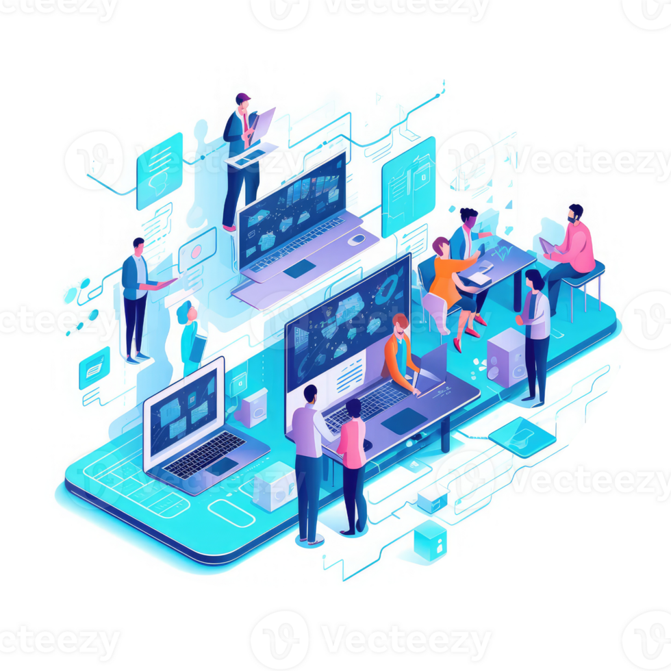 project management software. AI Generated png