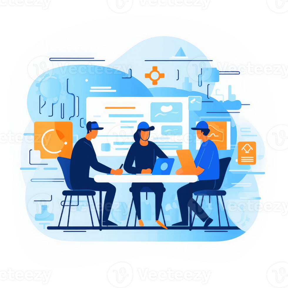 database management consultant . AI Generated png