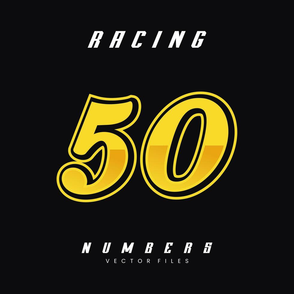 Racing Number 50 Vector Design Template 27396154 Vector Art at Vecteezy