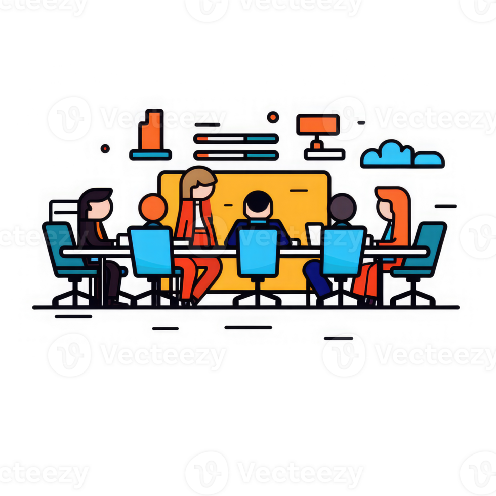 Executive Committee Meeting . AI Generated png
