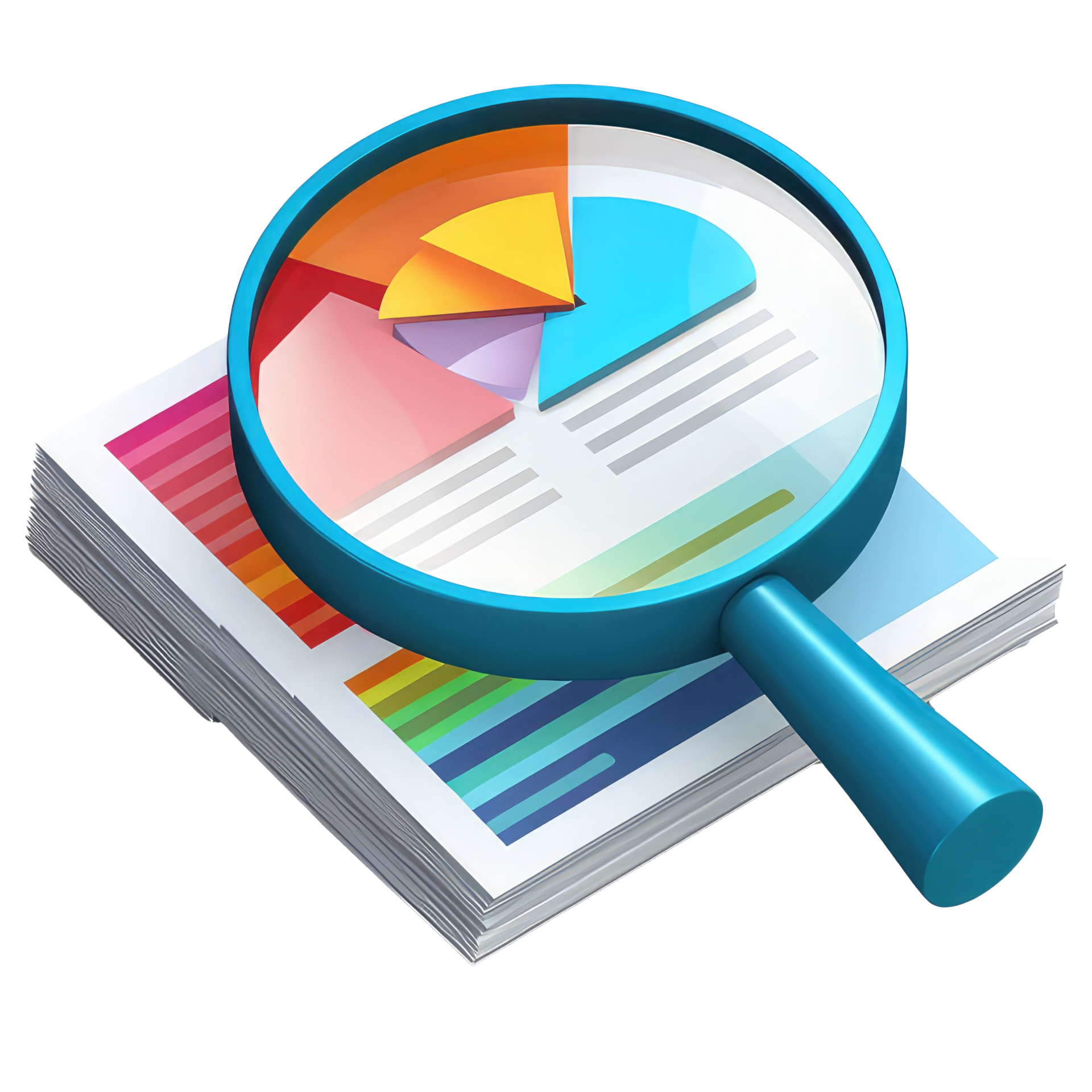 Free Stock Photo of Analysis Magnifier Represents Data Analytics And Analyse