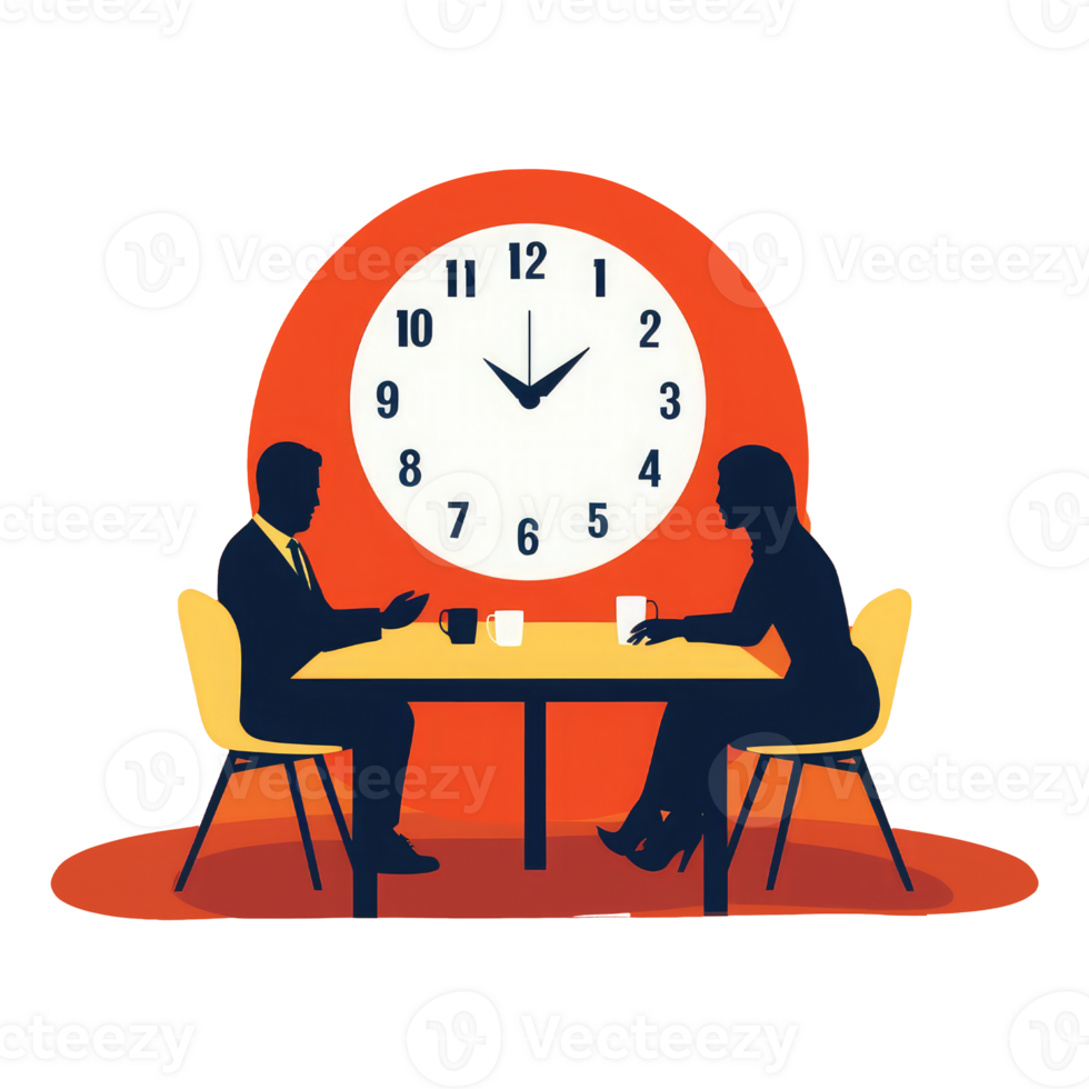 meeting in the office . AI Generated png