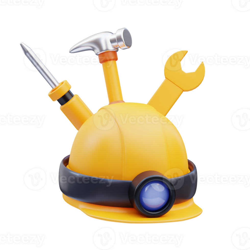 Workers Tools 3D Illustration png