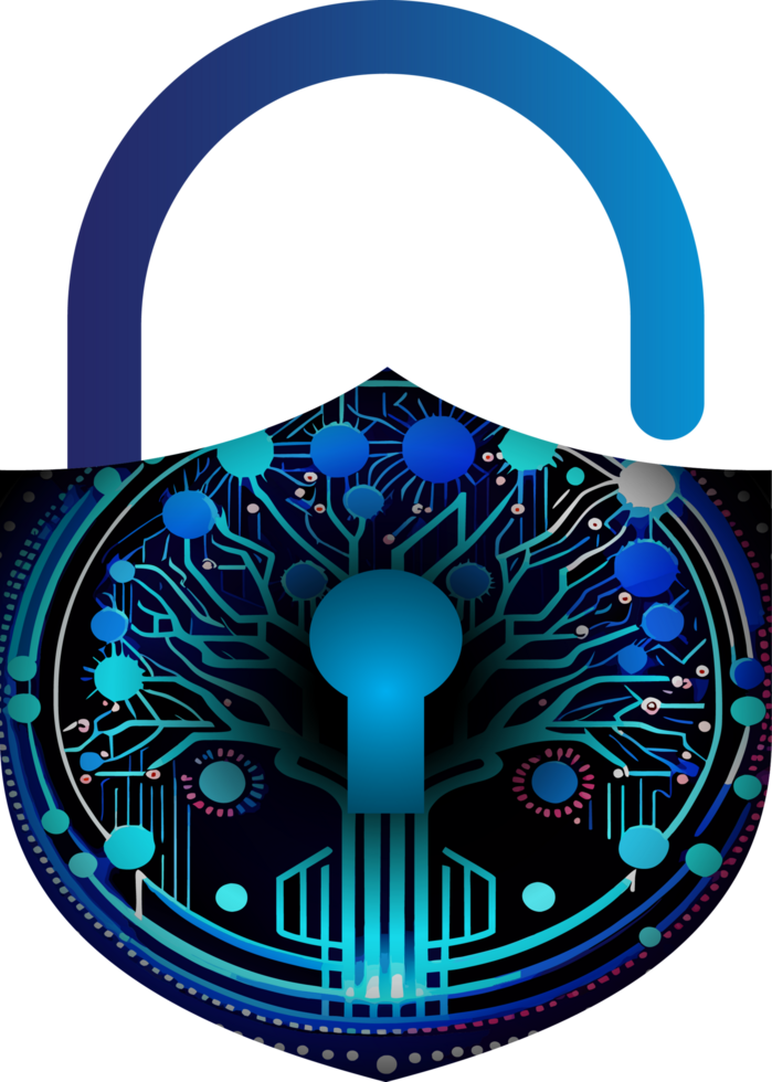 Modern Technology Cybersecurity Icon Crop-out png