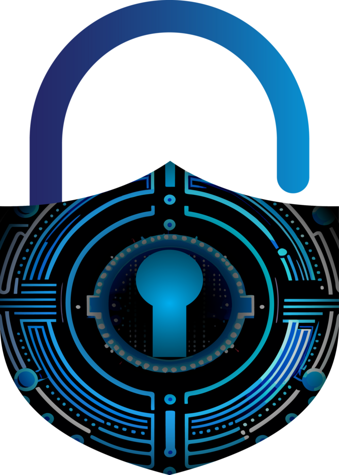 Modern Technology Cybersecurity Icon Crop-out png