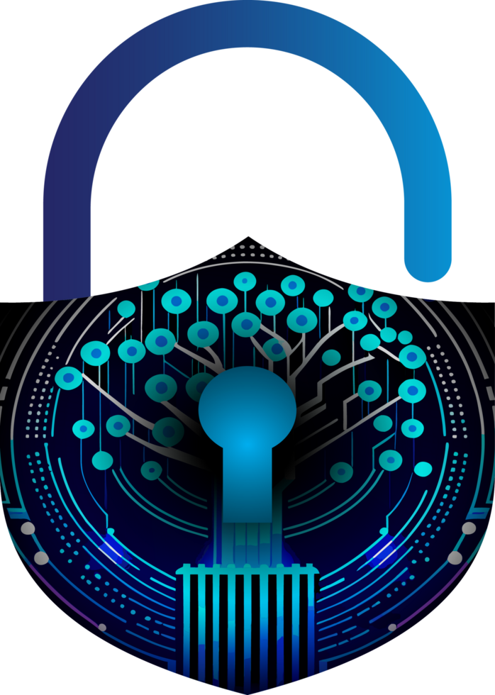 Modern Technology Cybersecurity Icon Crop-out png