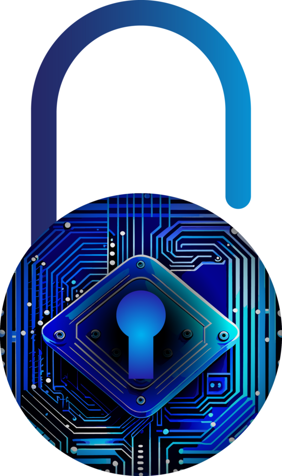 Modern Technology Cybersecurity Icon Crop-out png