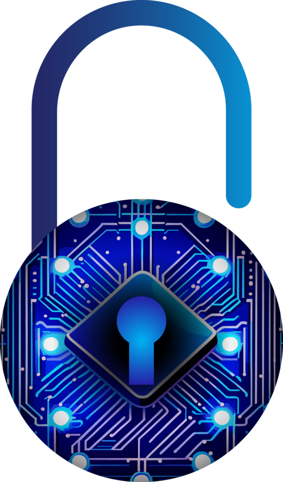Modern Technology Cybersecurity Icon Crop-out png