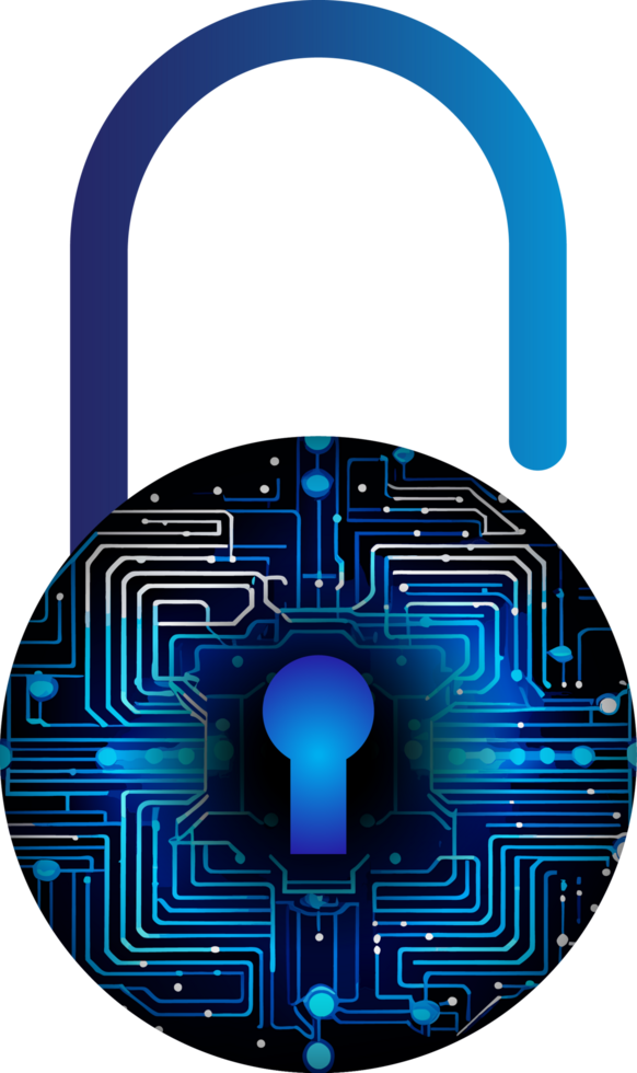 Modern Technology Cybersecurity Icon Crop-out png