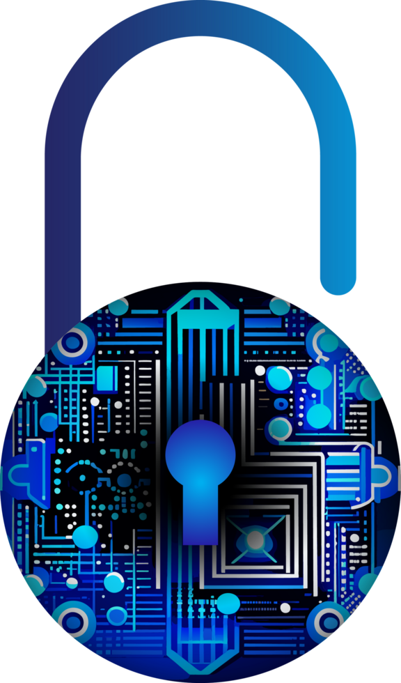 Modern Technology Cybersecurity Icon Crop-out png