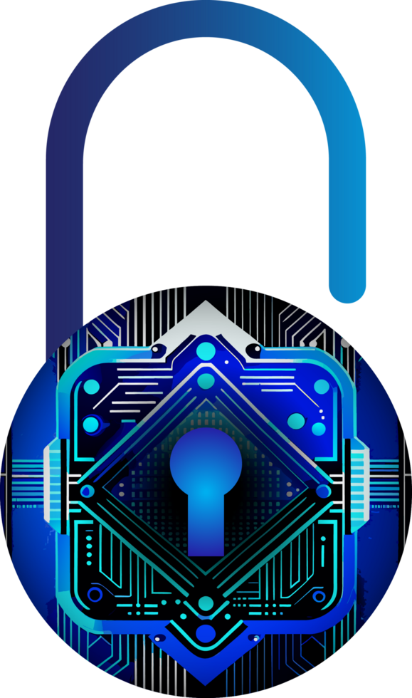 Modern Technology Cybersecurity Icon Crop-out png