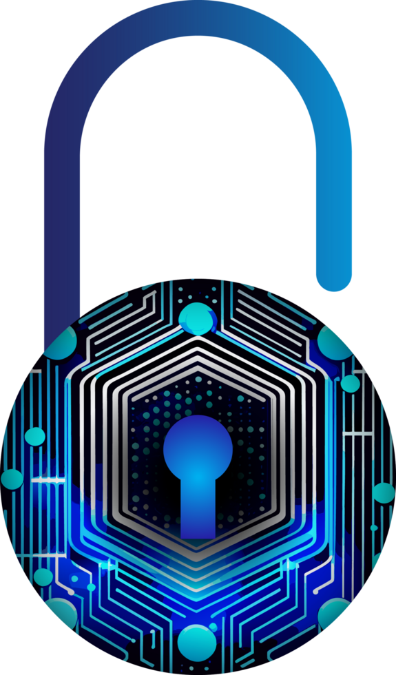 Modern Technology Cybersecurity Icon Crop-out png