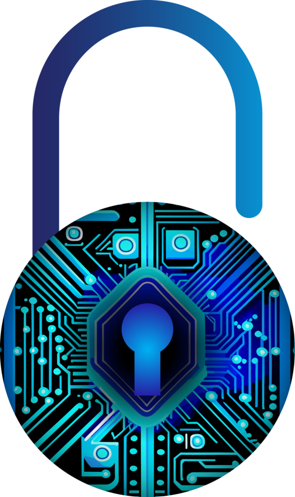 Modern Technology Cybersecurity Icon Crop-out png