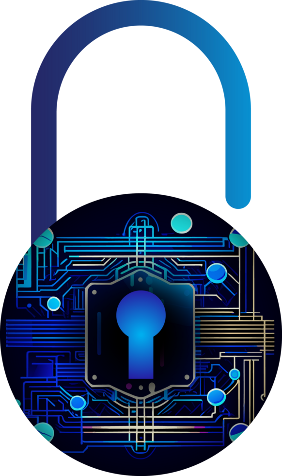 Modern Technology Cybersecurity Icon Crop-out png