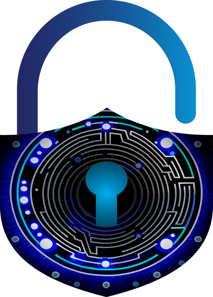 Modern Technology Cybersecurity Icon Crop-out png