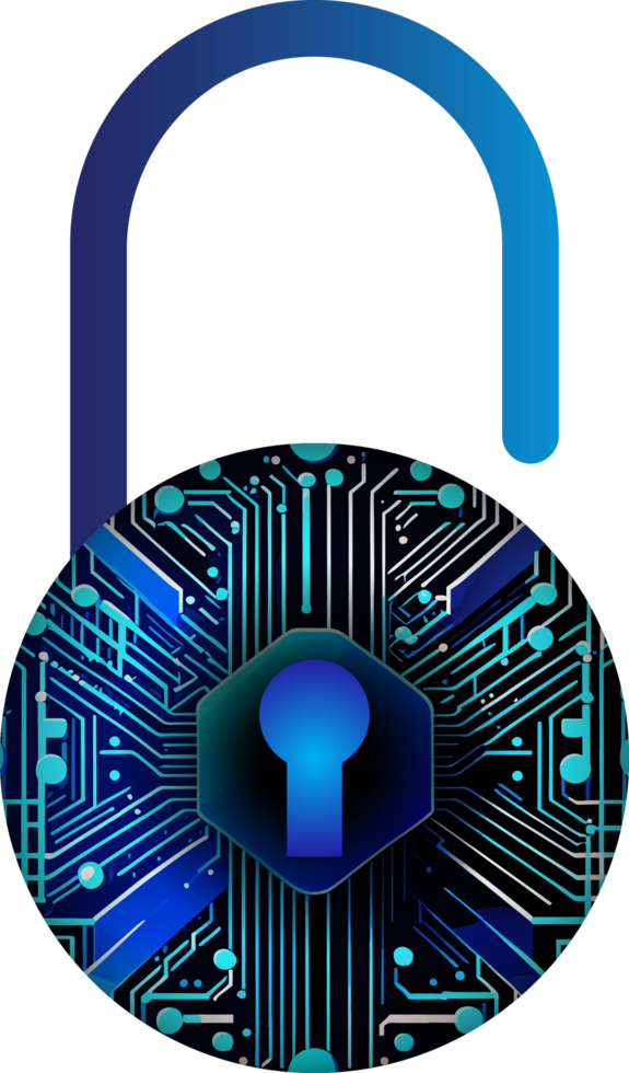 Modern Technology Cybersecurity Icon Crop-out png