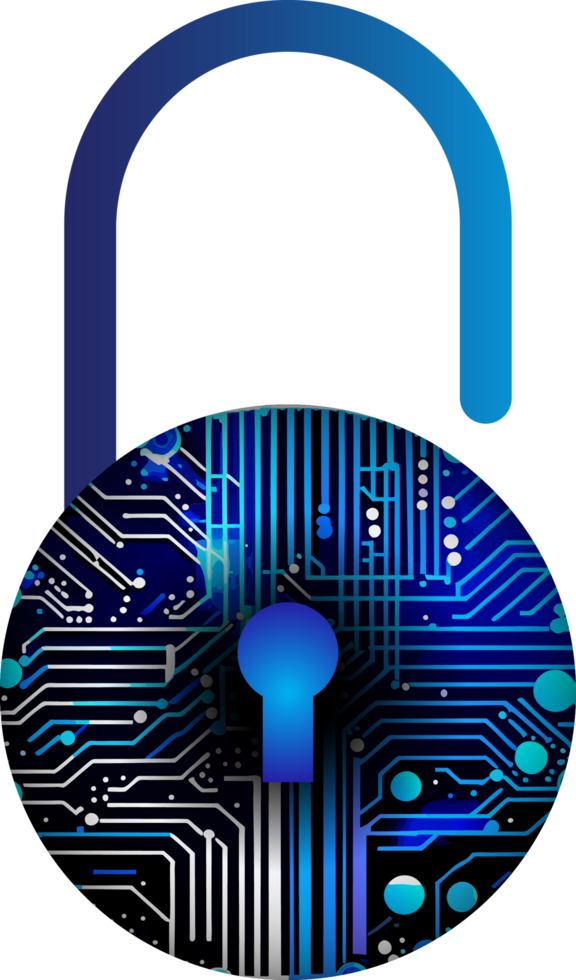 Modern Technology Cybersecurity Icon Crop-out png