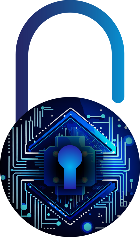 Modern Technology Cybersecurity Icon Crop-out png