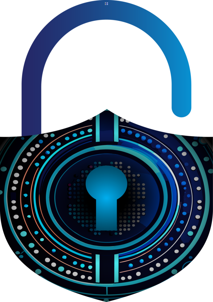 Modern Technology Cybersecurity Icon Crop-out png