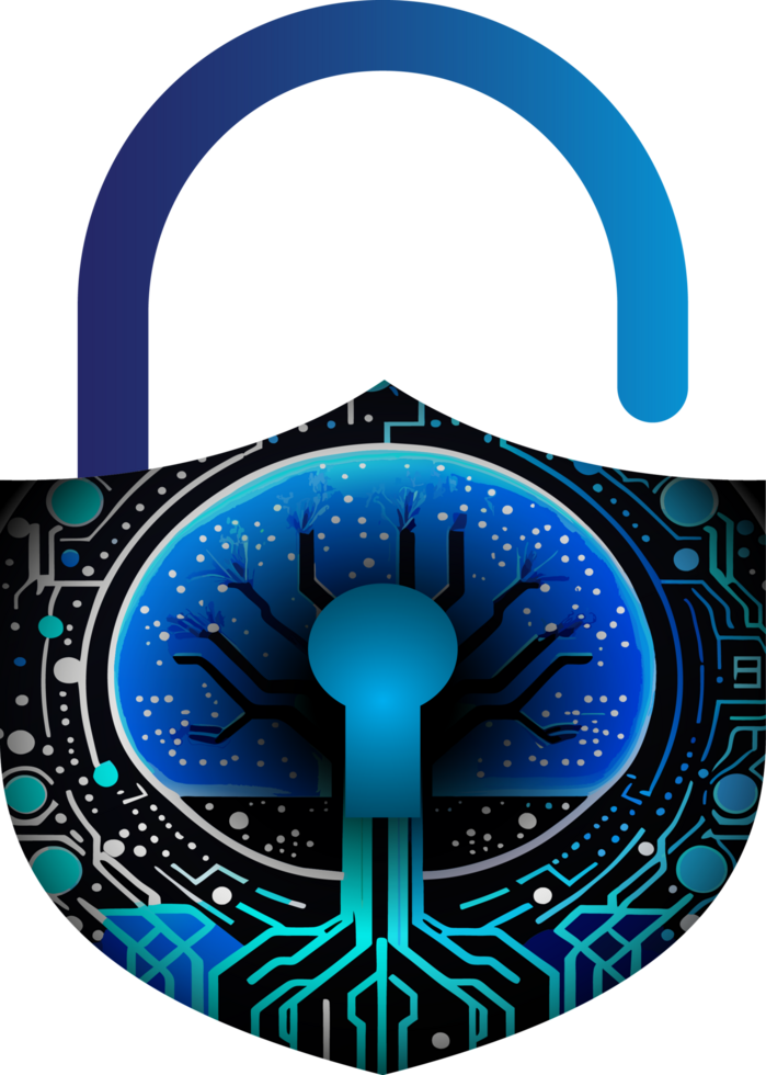 Modern Technology Cybersecurity Icon Crop-out png