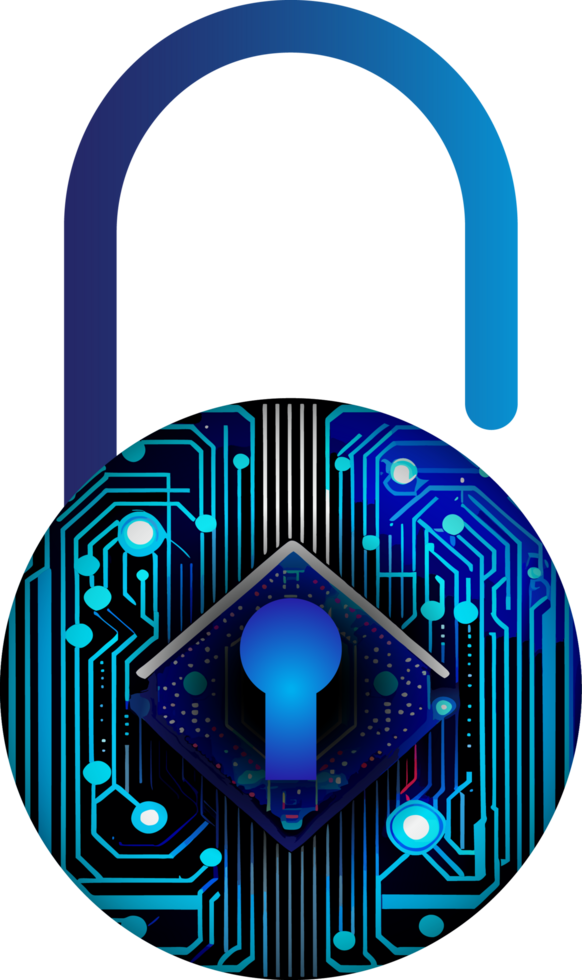 Modern Technology Cybersecurity Icon Crop-out png