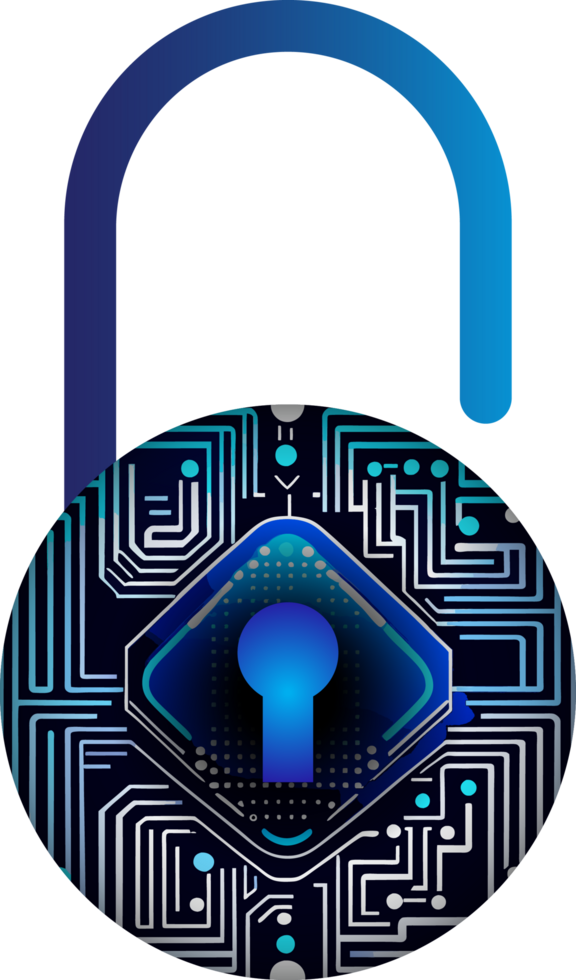 Modern Technology Cybersecurity Icon Crop-out png