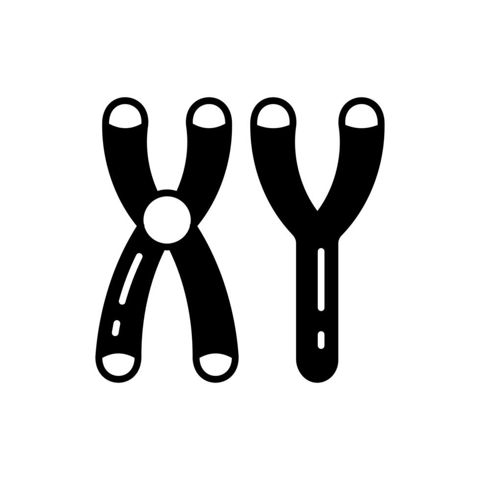 Masculine Chromosomes icon in vector. Illustration vector