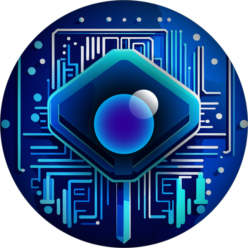 Modern Technology Cybersecurity Icon Crop-out png