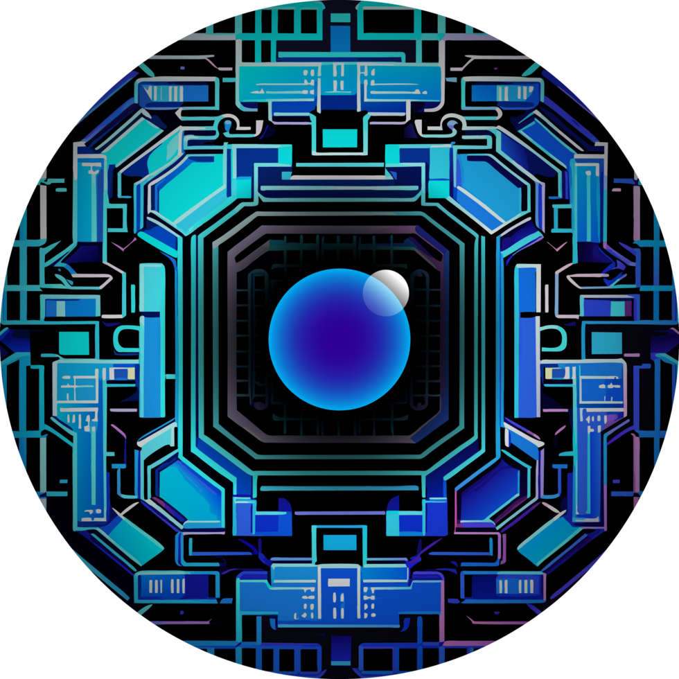 Modern Technology Cybersecurity Icon Crop-out png