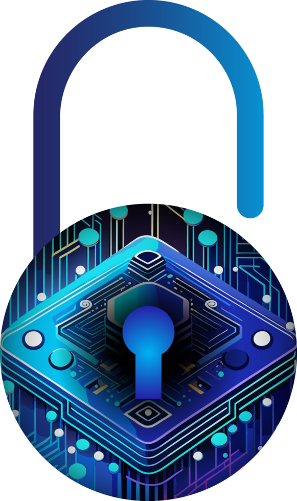 Modern Technology Cybersecurity Icon Crop-out png