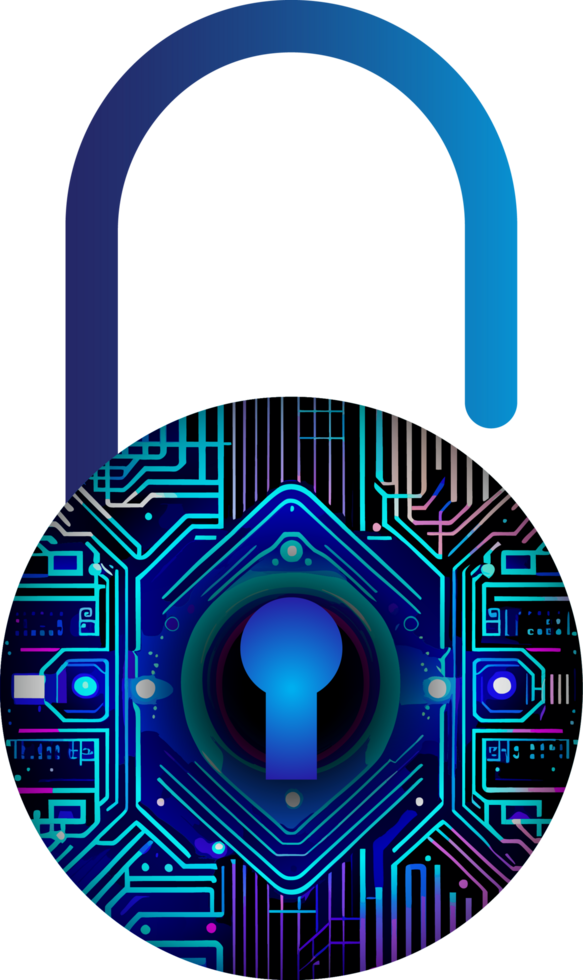 Modern Technology Cybersecurity Icon Crop-out png
