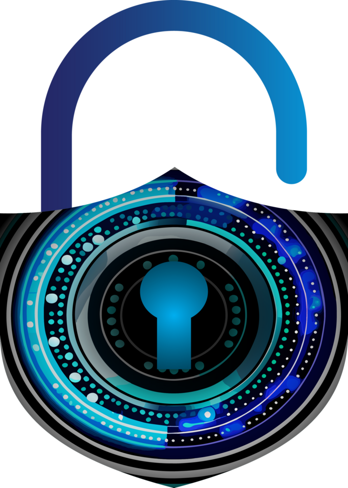 modern Technologie Internet-Sicherheit Symbol Ausschneiden png