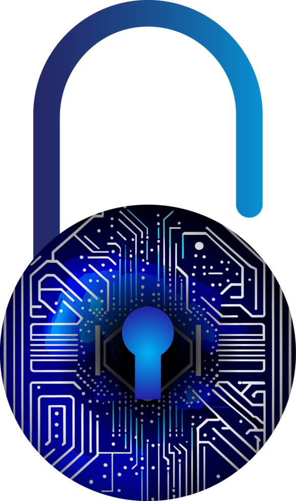 Modern Technology Cybersecurity Icon Crop-out png