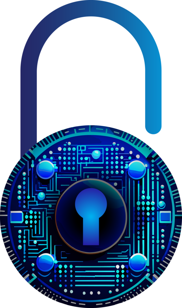 Modern Technology Cybersecurity Icon Crop-out png
