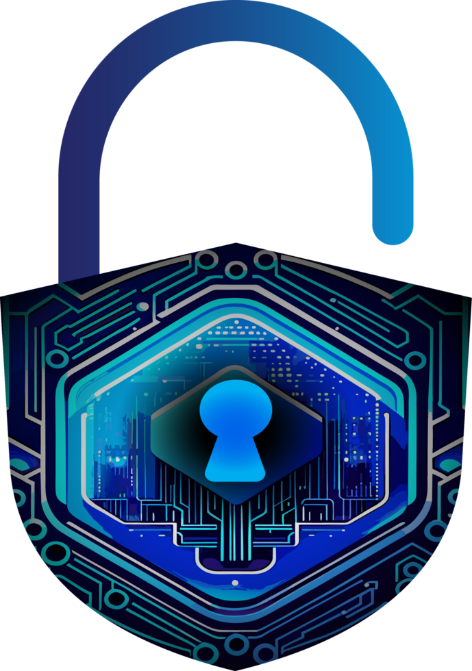 Modern Technology Cybersecurity Icon Crop-out png