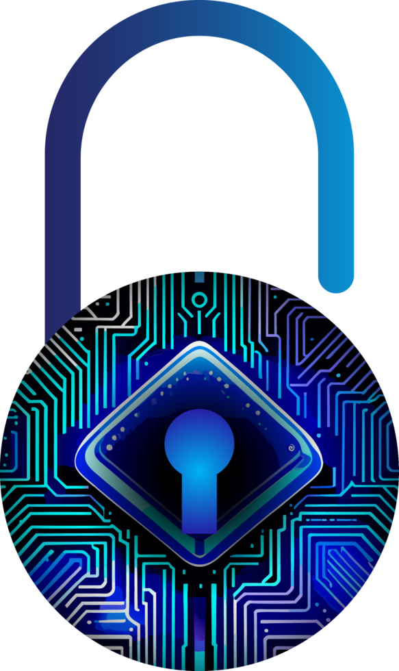 Modern Technology Cybersecurity Icon Crop-out png