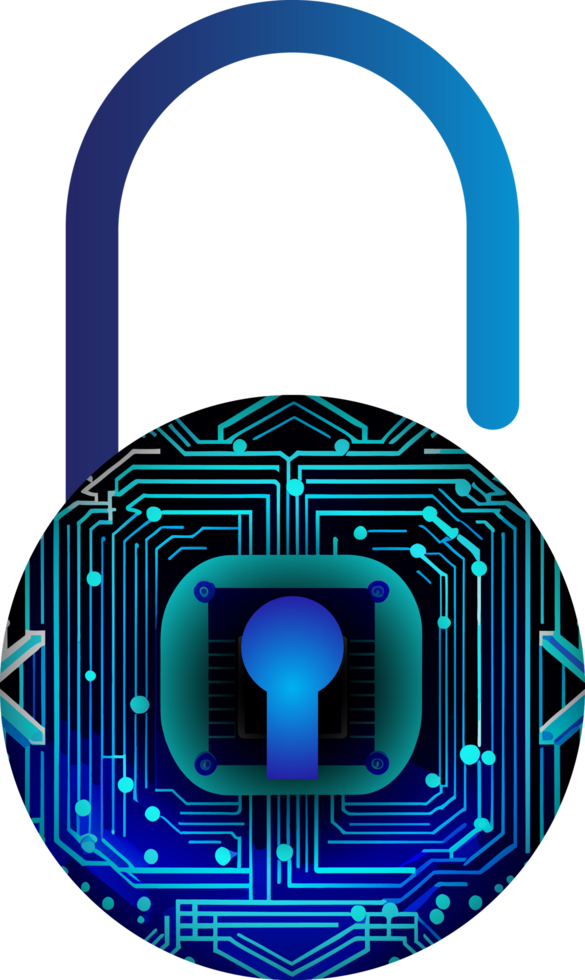 Modern Technology Cybersecurity Icon Crop-out png