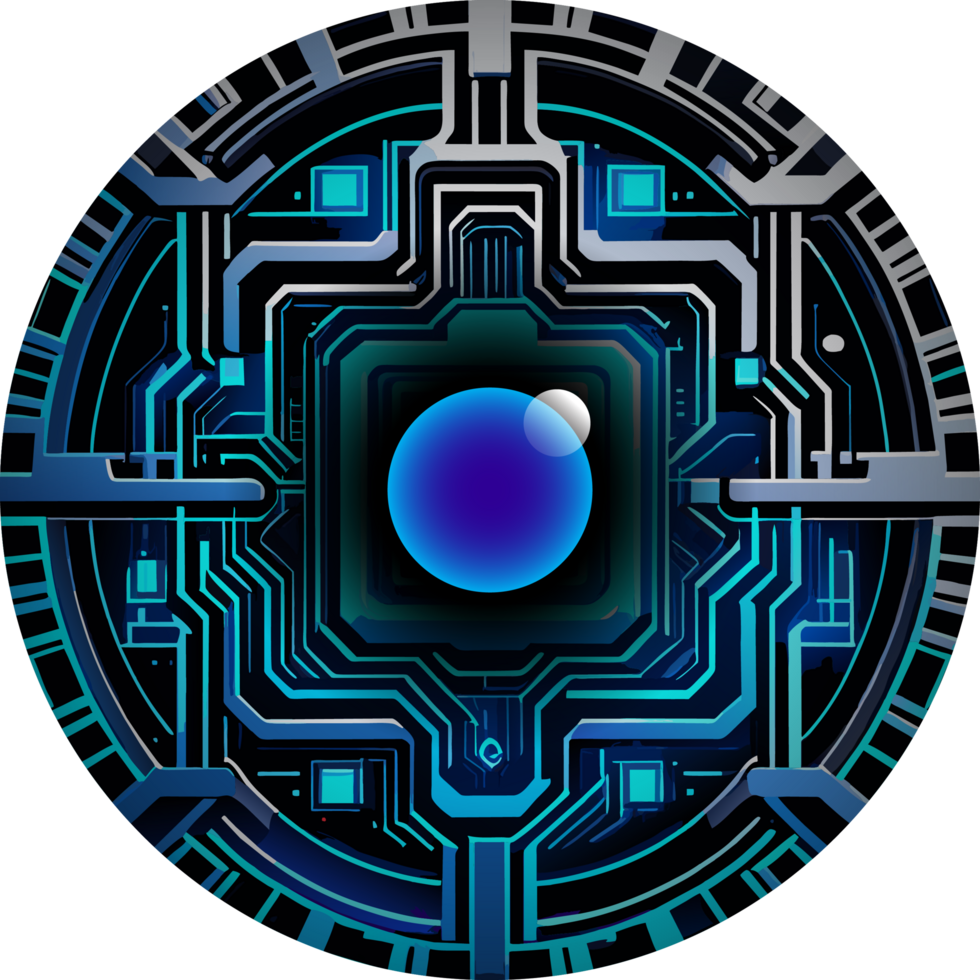 Modern Technology Cybersecurity Icon Crop-out png