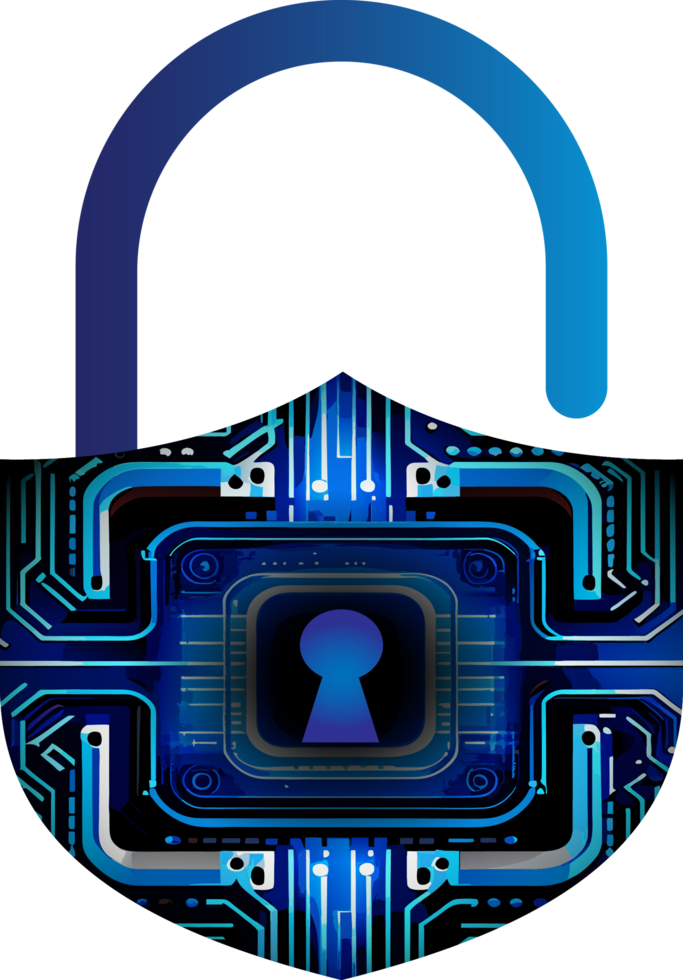 Modern Technology Cybersecurity Icon Crop-out png