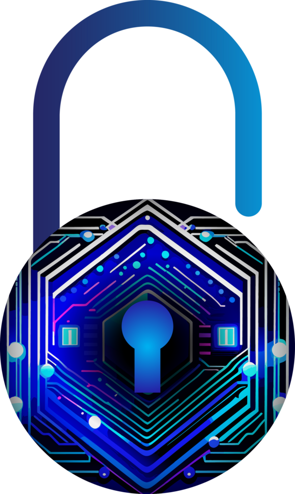 Modern Technology Cybersecurity Icon Crop-out png