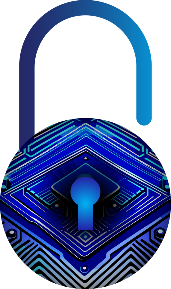 Modern Technology Cybersecurity Icon Crop-out png