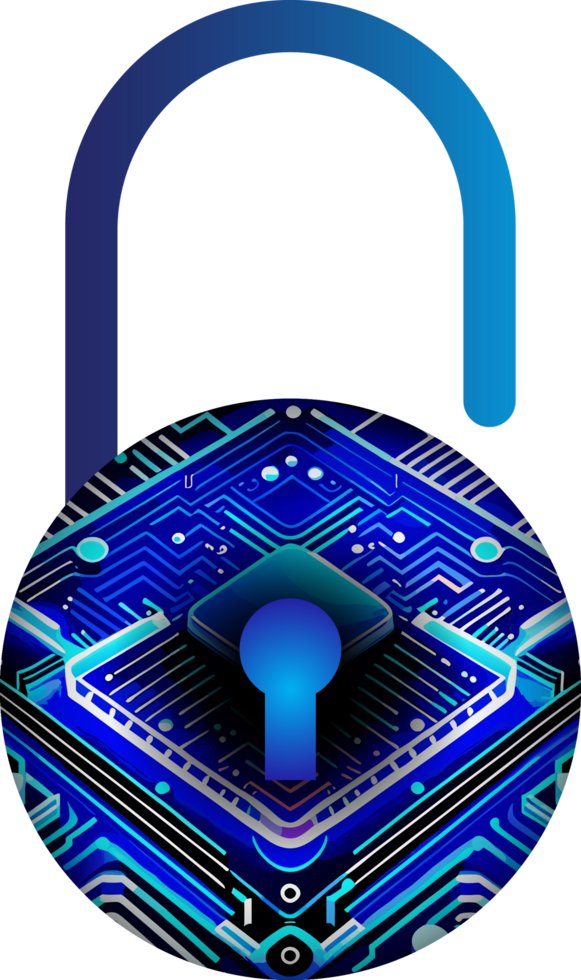 Modern Technology Cybersecurity Icon Crop-out png