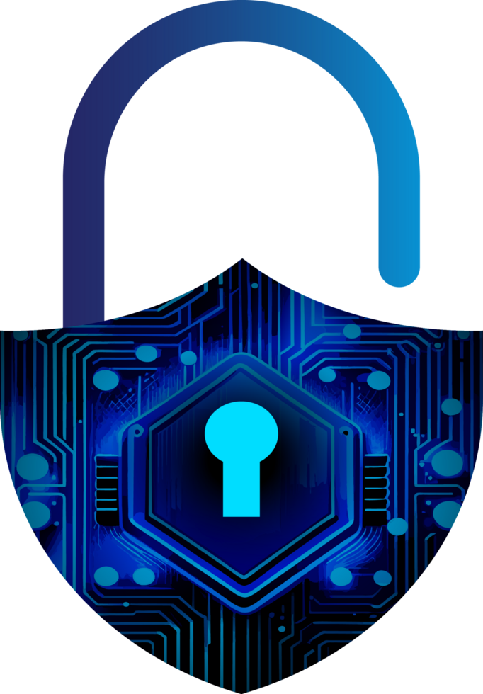 Modern Technology Cybersecurity Icon Crop-out png