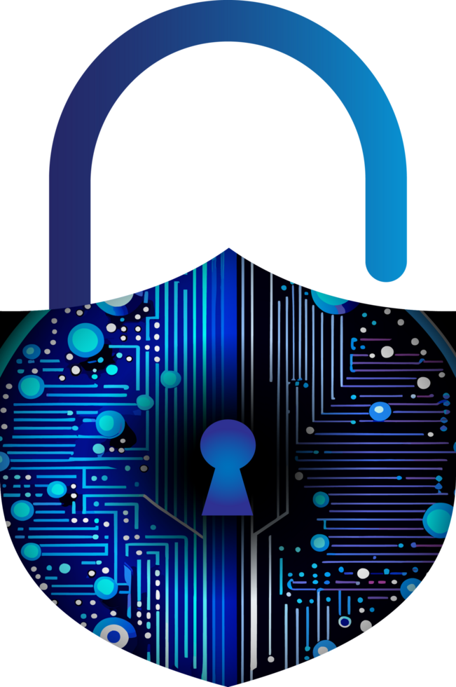 Modern Technology Cybersecurity Icon Crop-out png