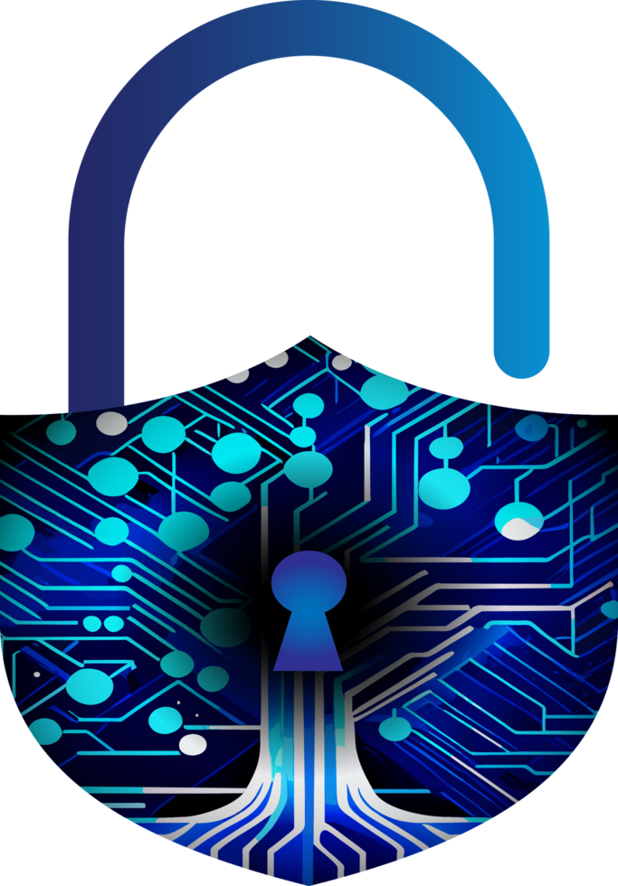 Modern Technology Cybersecurity Icon Crop-out png