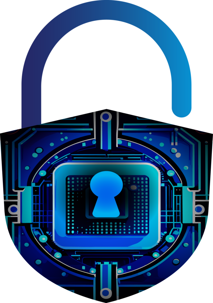 Modern Technology Cybersecurity Icon Crop-out png