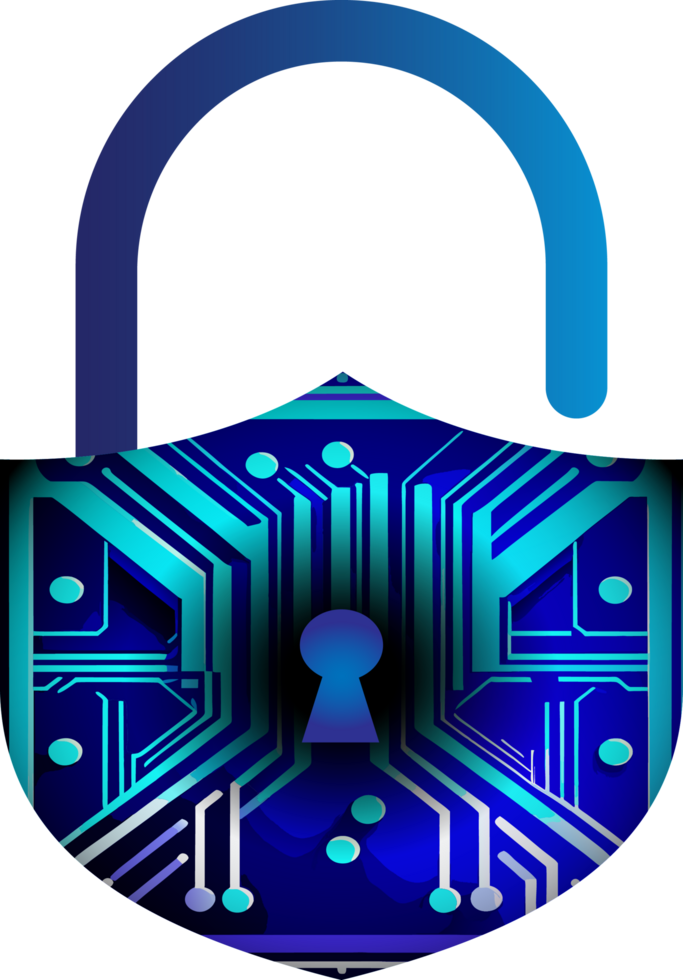 Modern Technology Cybersecurity Icon Crop-out png