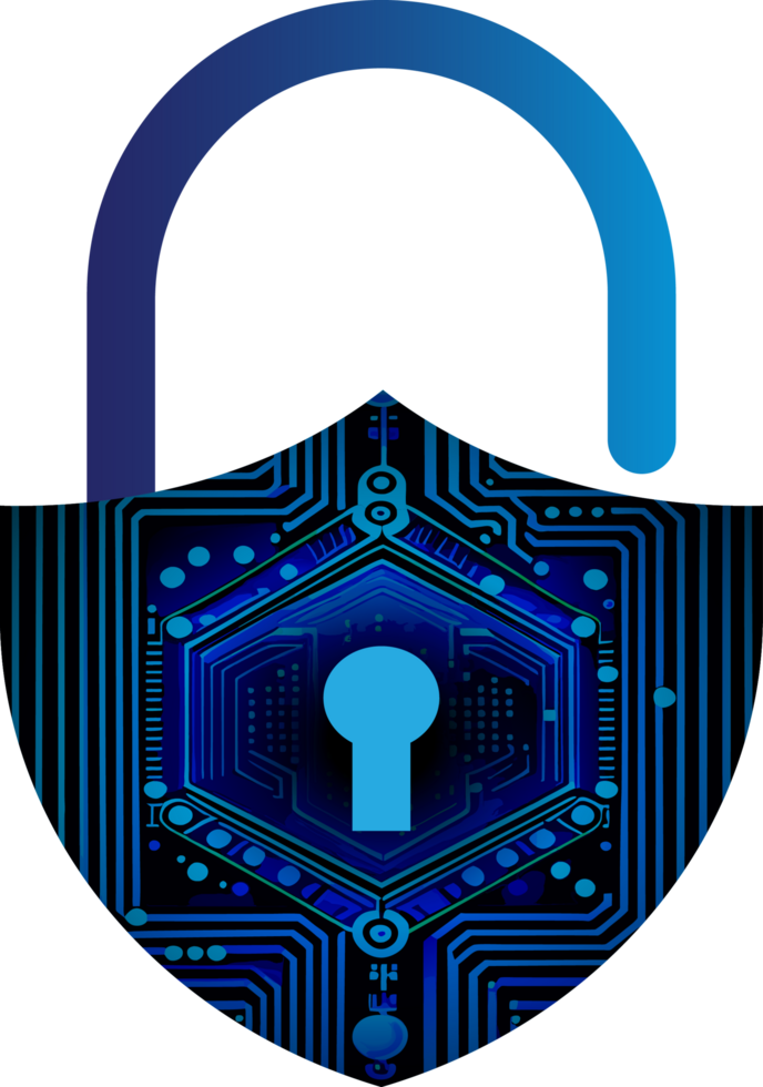 Modern Technology Cybersecurity Icon Crop-out png